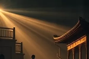 公路剧集慢速行驶封面，一辆旧车停在空旷的省道边