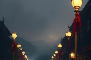 剧情片三日雨季封面，雨水顺着老屋的瓦檐连成一片水帘